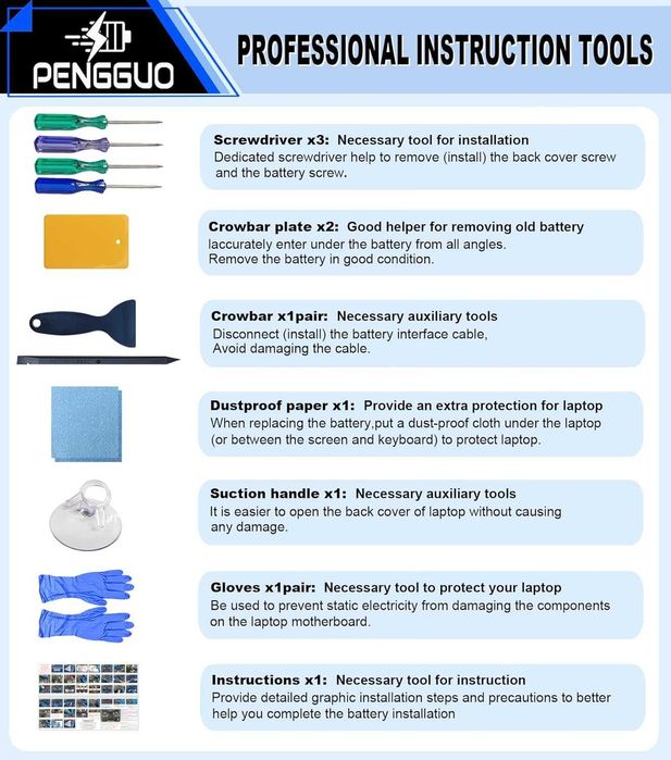 Батерия за MacBook Pro 15 инча A1707 (края 2016 г., средата 2017 г.)