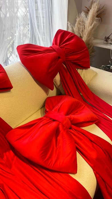 Бант для ёлки из материала