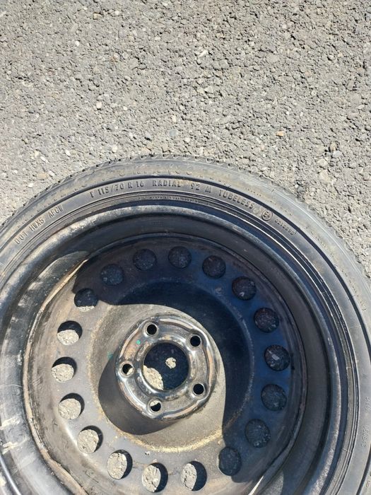 Roată de rezervă îngustă