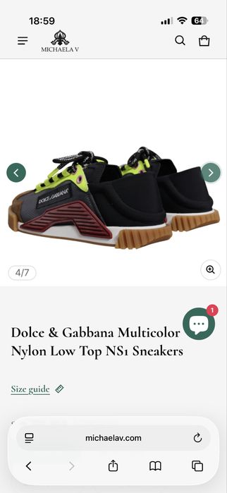 Кроссовки Dolce Gabbana. Кеды. Обувь.