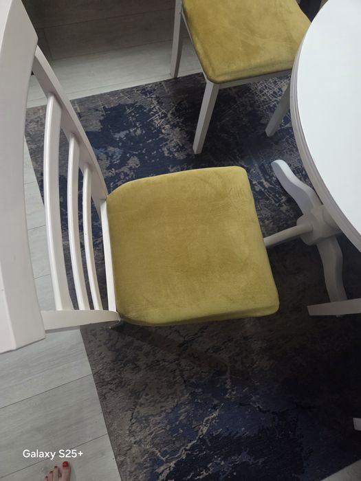 Masa living +set 6 scaune