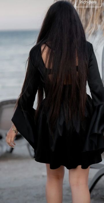 Rochie satin eleganta