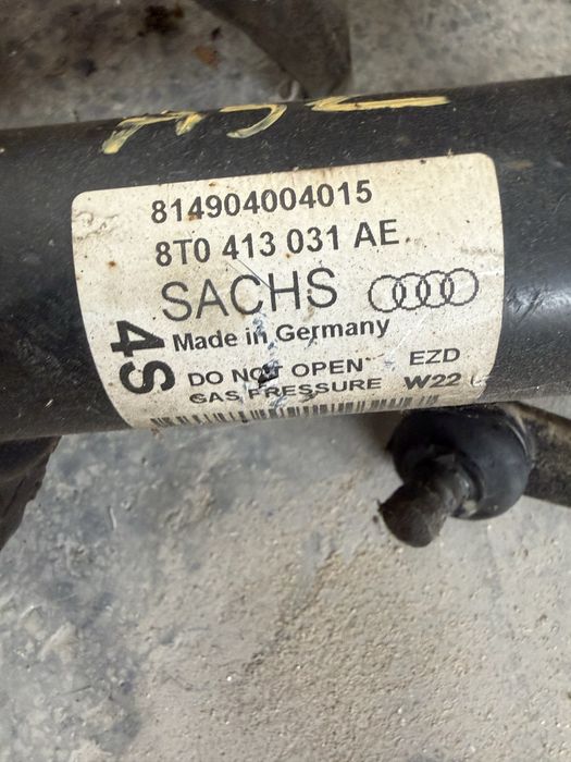 Преден макферсон амортисьор Audi A5 8T A4 B8 8T0413031AE Sachs  Преден макферсон Audi Q5 8R 8R0413031BD Sachs 314158