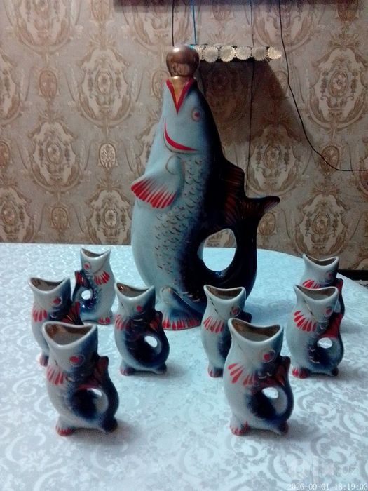 Фигурки рыбы времён СССР