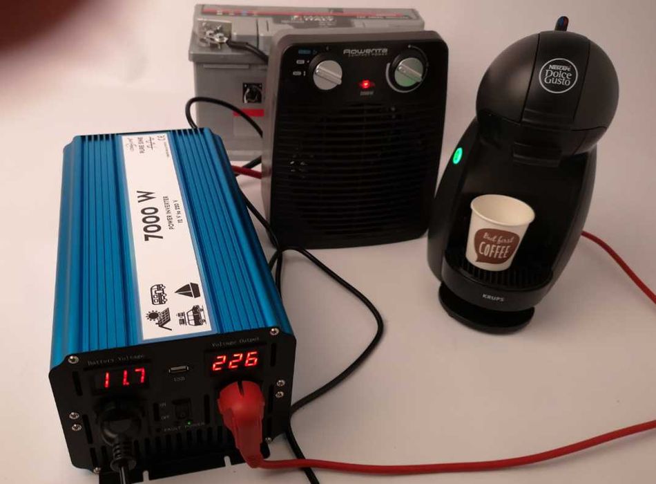 Invertor sinus pur 12 V/24V 2000W 3000W 4000W 7000W duce orice solare