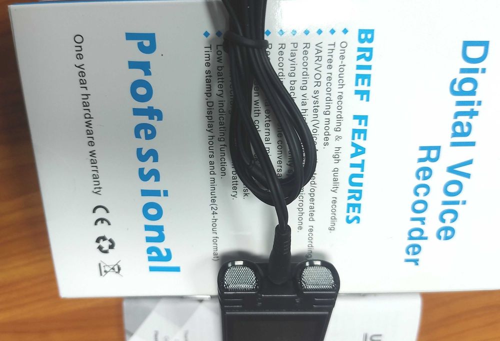 Професионален диктофон, Aудио рекордер, 32gb MP3 плейър, подслушвател