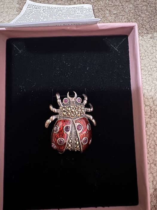 Brosa argint martisor