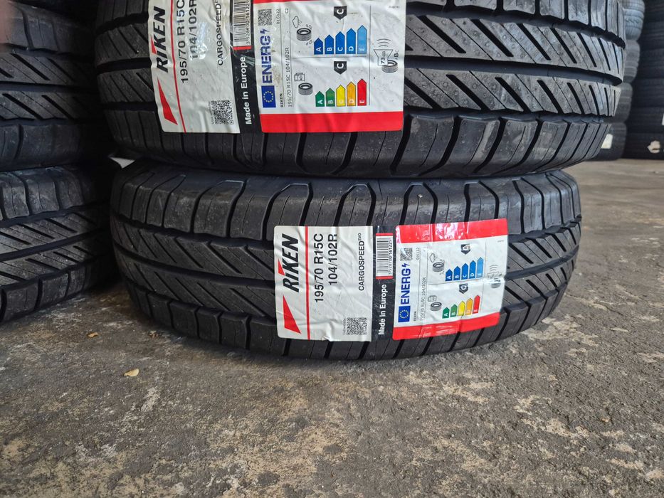 4 Anvelope de VARA - 195/70/15C - RIKEN CARGOSPEED - NOU - DOT 2023 ! SUPER PRET OFERTA !!