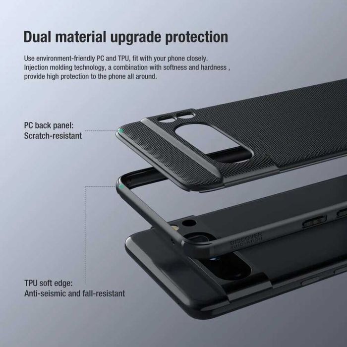 Поликарбонатен гръб Nillkin Super Frosted Pro за Google Pixel 8 Pro