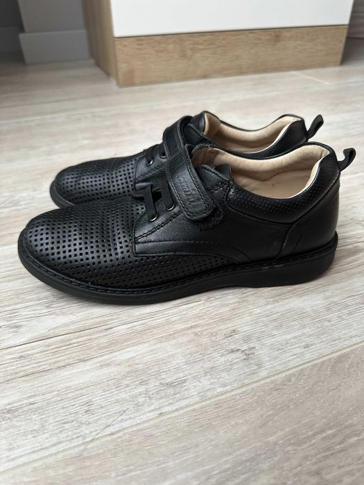 Туфли школьные для мальчика кожаные