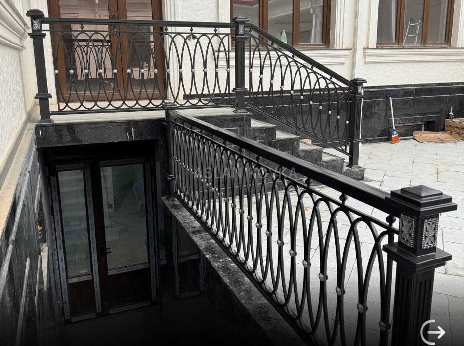 Навес, ограда, пирила