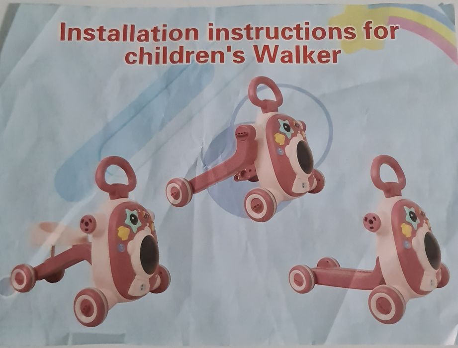 Ходунок каталка 3в 1