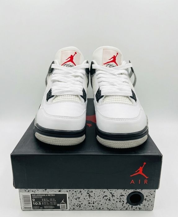 Air Jordan 4 White Cement