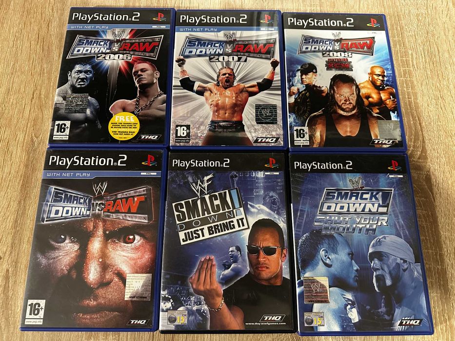 КЕЧ WWE / WWF WWE SmackDown! vs. RAW PlayStation 2 PS2 PS 2