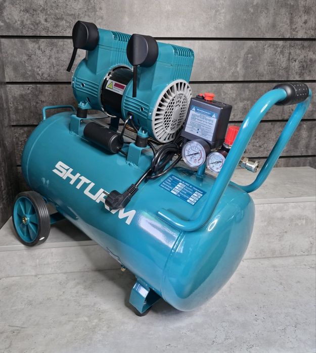 Зверь Штурм 50 L Безшумний Компрессор