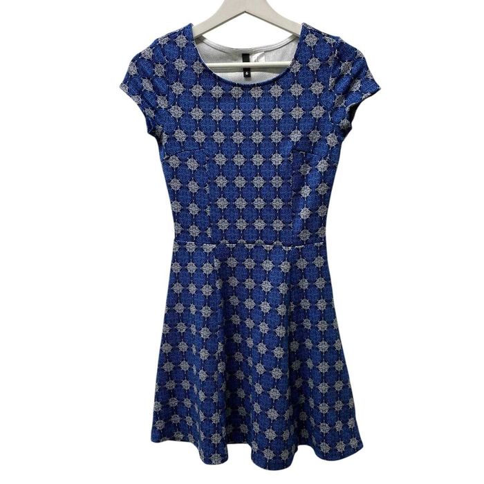 Синя рокля с къс ръкав - H&M