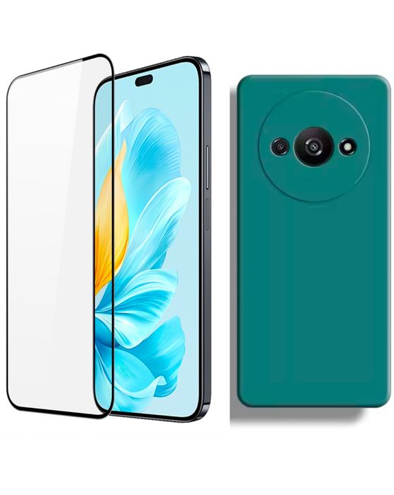 Xiaomi Redmi A3 A5 13C 13 PRO 5G 14C 15C Husa Alcantara Inside + Folie Sticla