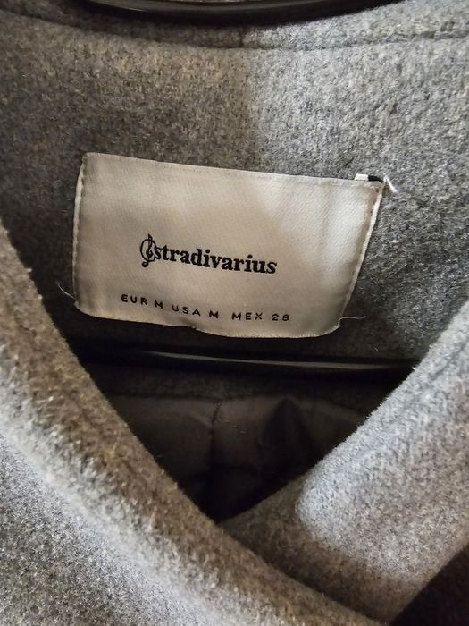 Palton lana gri Stradivarius!