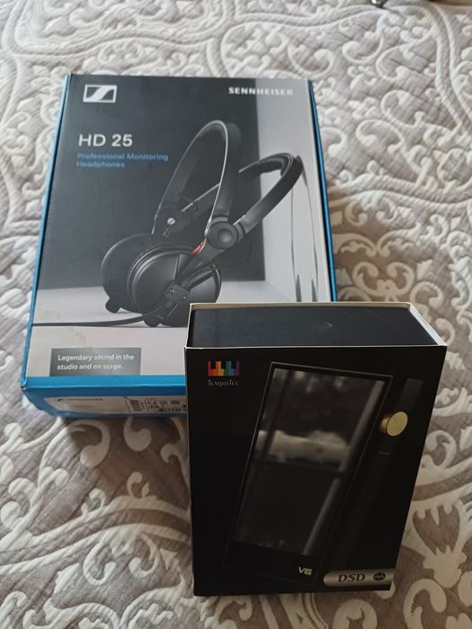 Плеер Tempotec V6 и Наушники Sennheiser HD 25