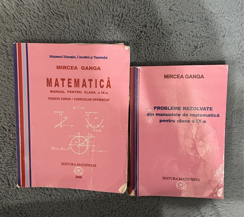 Culegere matematica Ganga Clasa 9 matematica-informatica+rezolvari