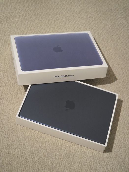 Laptop APPLE MacBook Neo 13, Apple A18 6-core CPU, 13" Retina Display, 8GB, SSD 256GB Indigo Blue Factură/Garanție