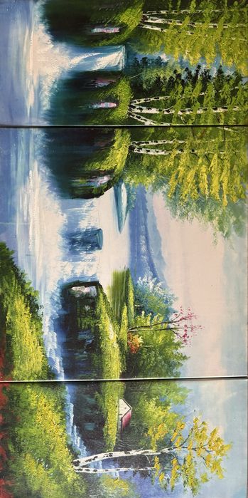 Картина водопад.