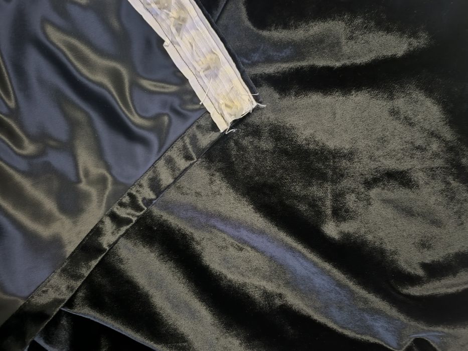 Штора блэкаут чёрные