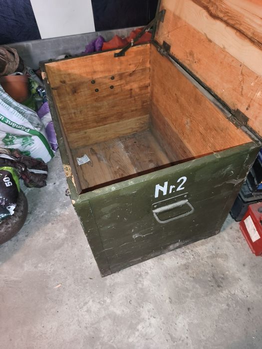 Lada militara de lemn Nr 2 85x55x60 interior