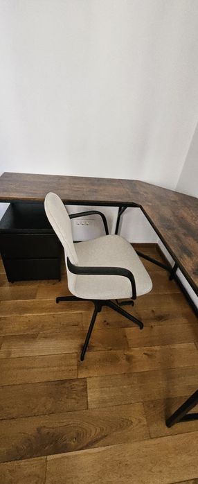 Birou colt set complet VASAGLE  IKEA, stare perfecta