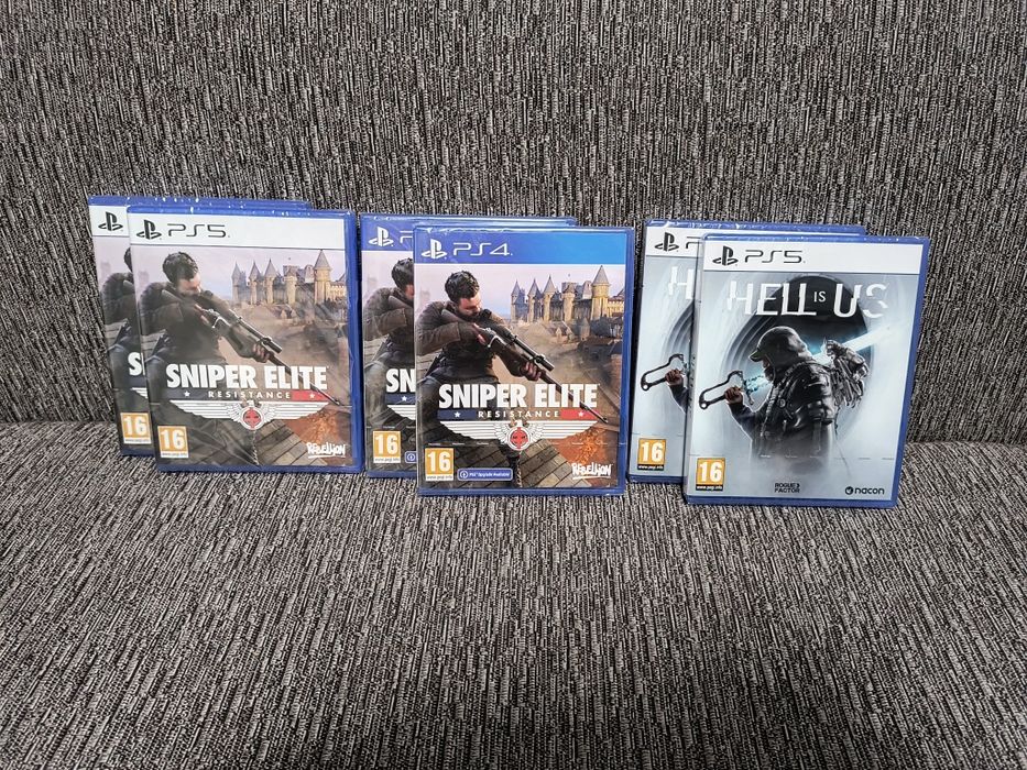 Sniper Elite Resistance, Hell is Us PS5 PS4