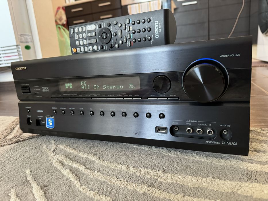 Onkyo TX-NR708 мощен и качествен ресивър