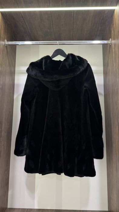 Норковая шуба стриженная