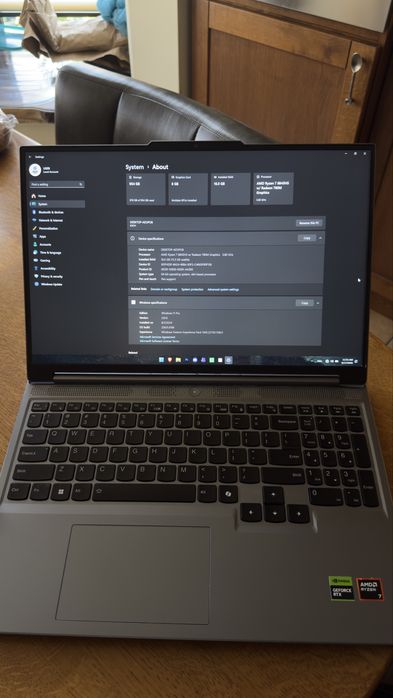 Laptop lenovo legion slim 5