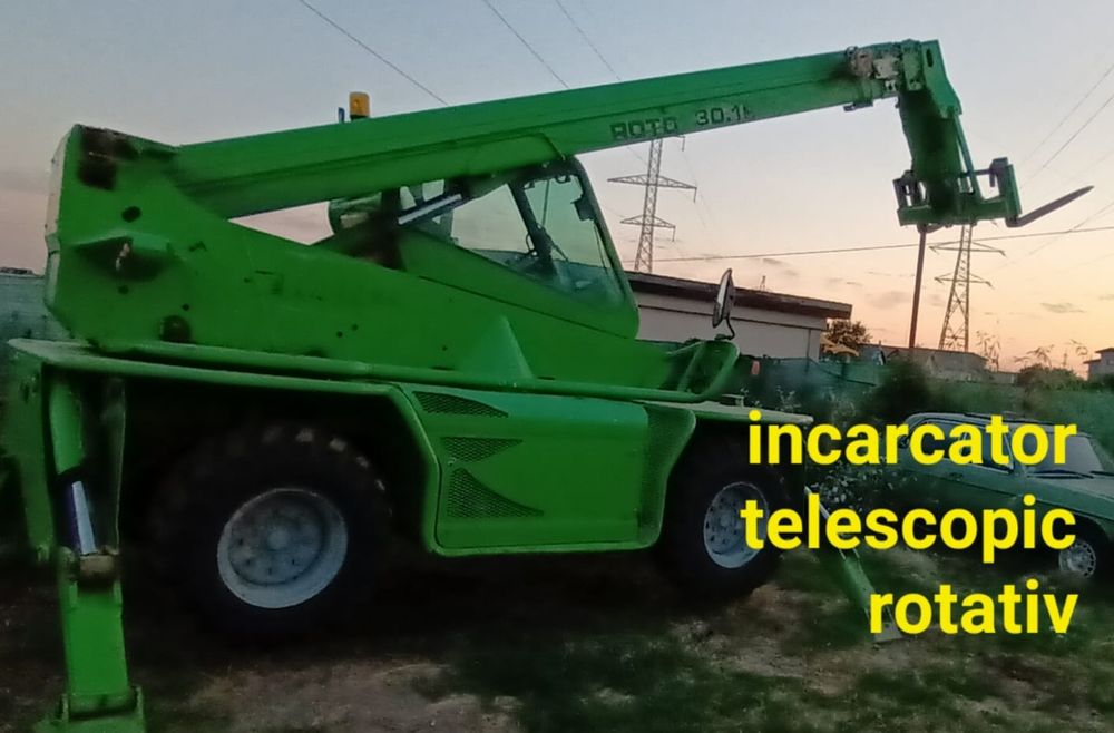 Manitou merlo 30-16 ROTATIV  incarcator  cupa+furcifrontal