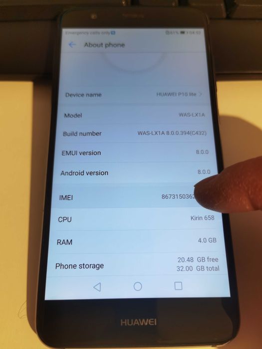 Telefon Huawei P10 lite