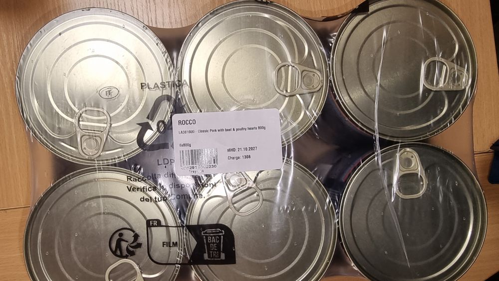 Консерви за куче Rocco classic със свинско .