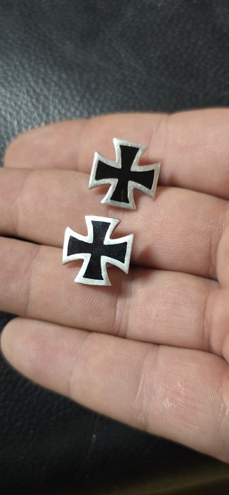 Cercei argint cruce malteza