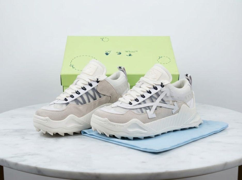 Adidasi OFFWhite Odsy 1000 Alb - Full Box - Model Unisex