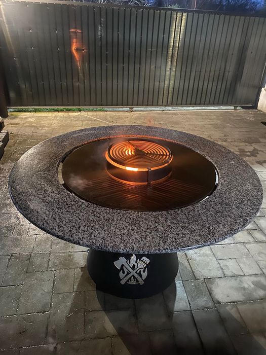 Gratar curte folosit de 3 ori