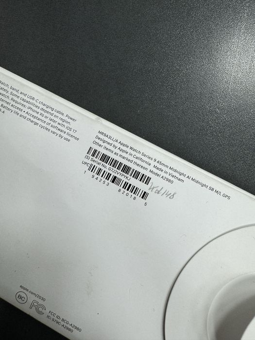 Iwatch 9 45mm  midnight  91%