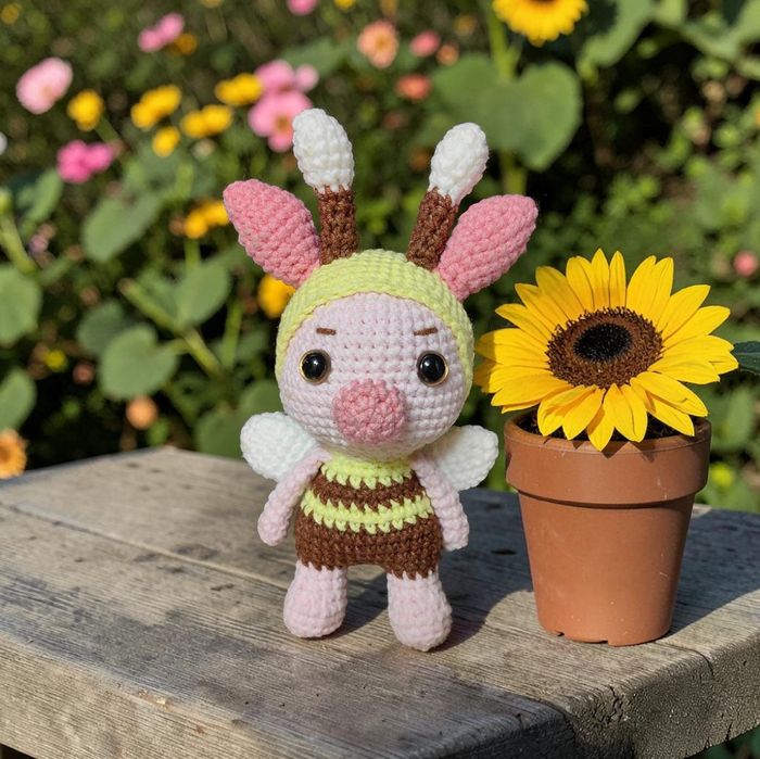 Хрюшки вязаные ручной работы