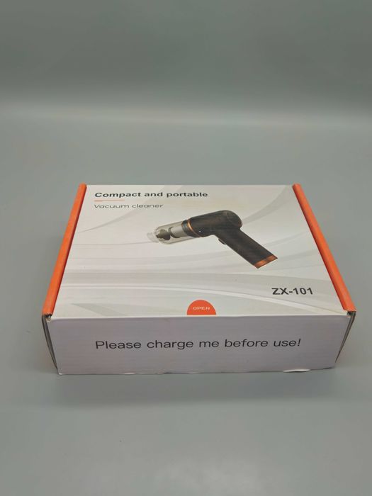 Компактна безжична прахосмукачка за кола с USB-C зареждане и приставки