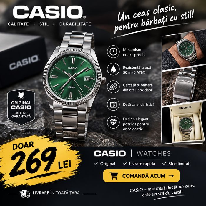 Ceas barbatesc Casio