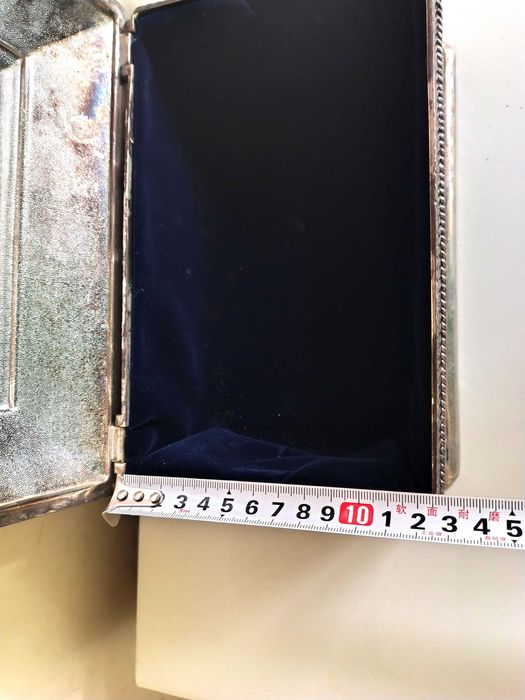 Страхотна Стара Посребрена Кутия За Бижута