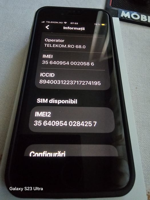 Iphone SE 3 ca nou,baterie 97%