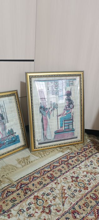 Продам картины из папируса
