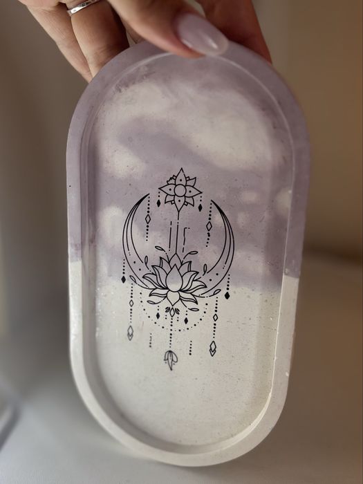 Набор с эхеверией из гипса