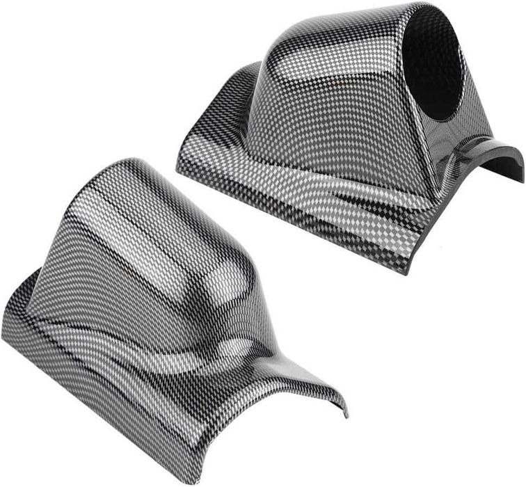 Единична стойка за колонка на измервателен уред 52мм - Карбон.