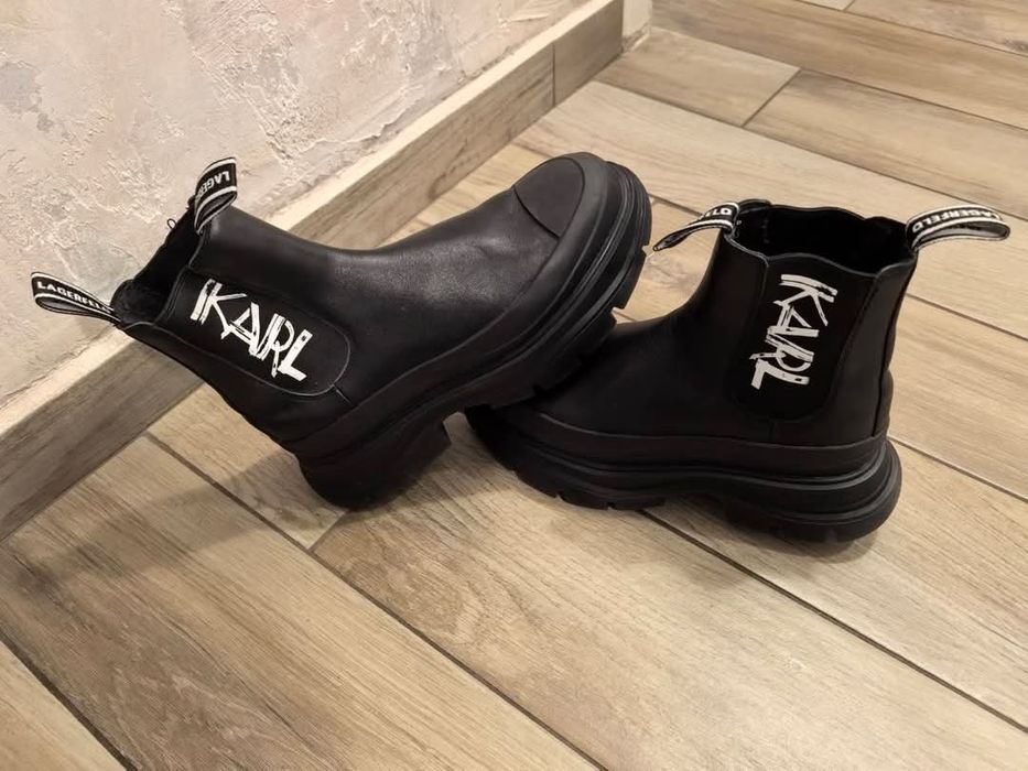 Боти естествена кожа karl lagerfeld 39 номер