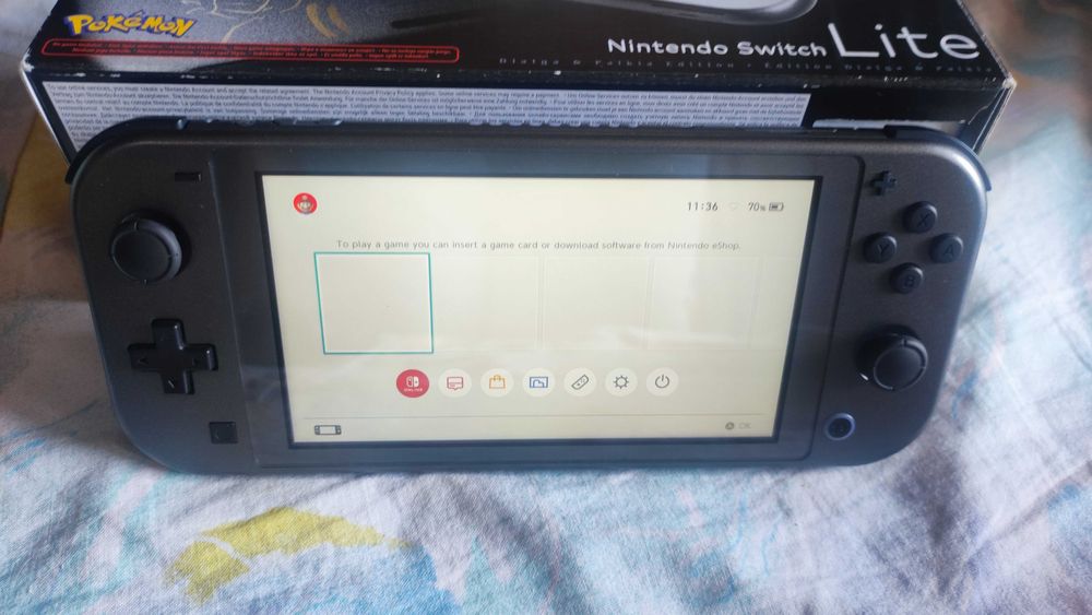 Consola rara Nintendo Switch Lite Pokemon edition noua la cutie cu acc